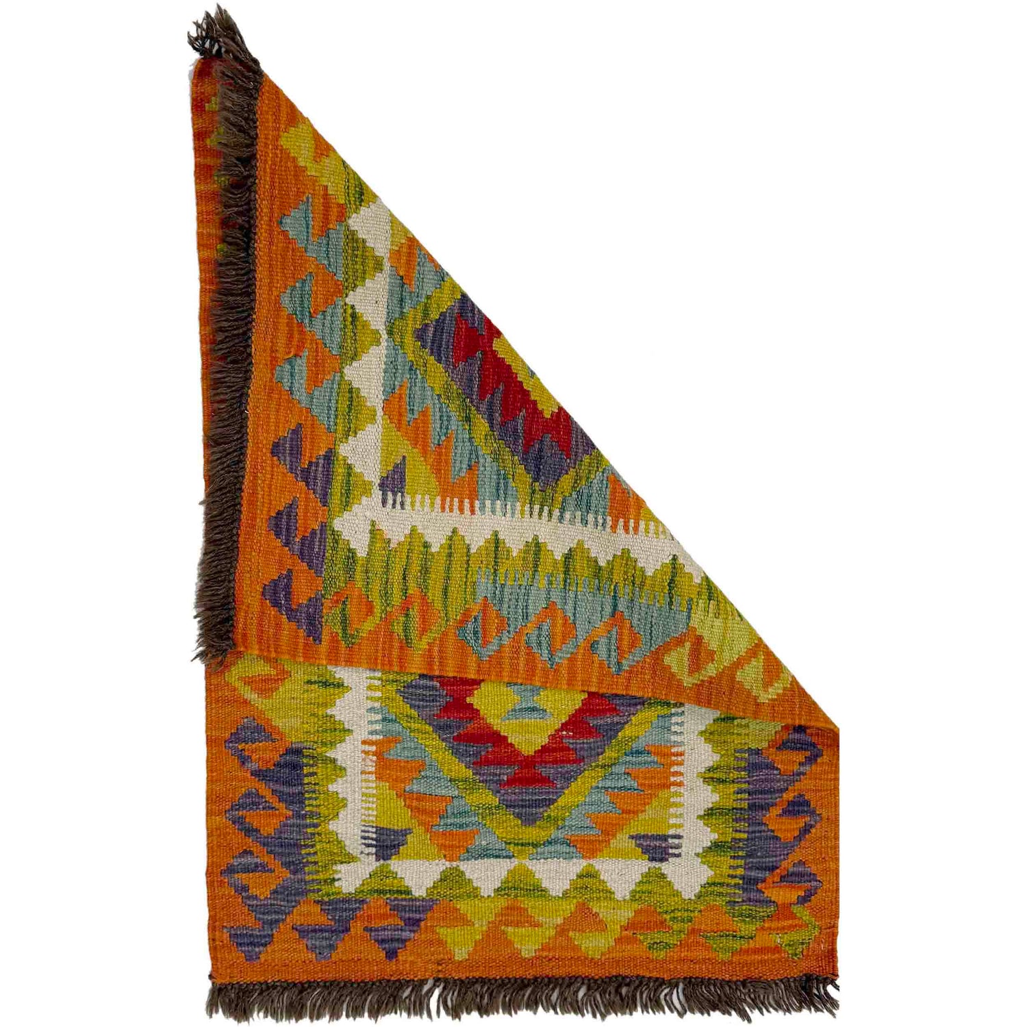 Handmade Vegetable Kelim 2' 1" x 2' 11" (ft) - No. Y39255