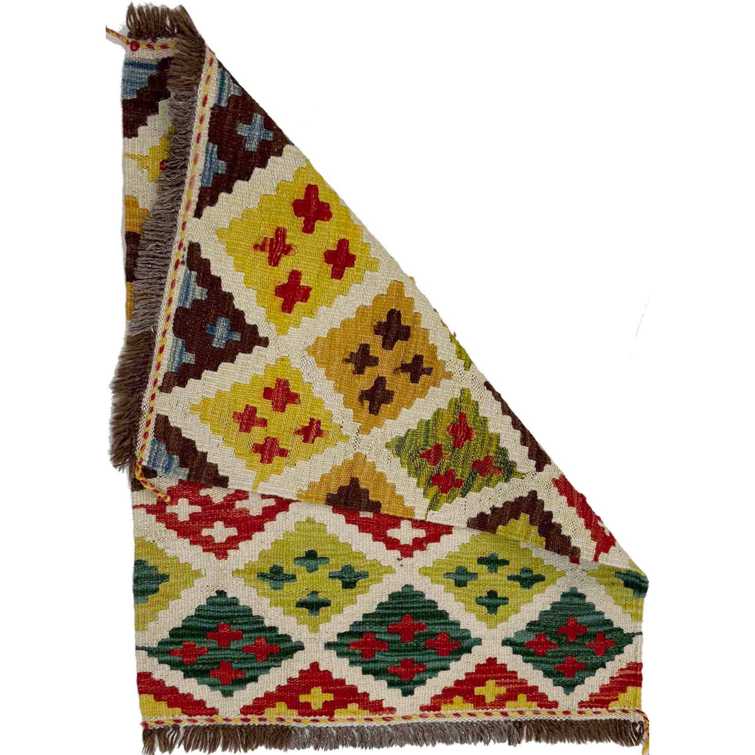 Handmade Vegetable Kelim 2' 1" x 2' 10" (ft) - No. Y39257