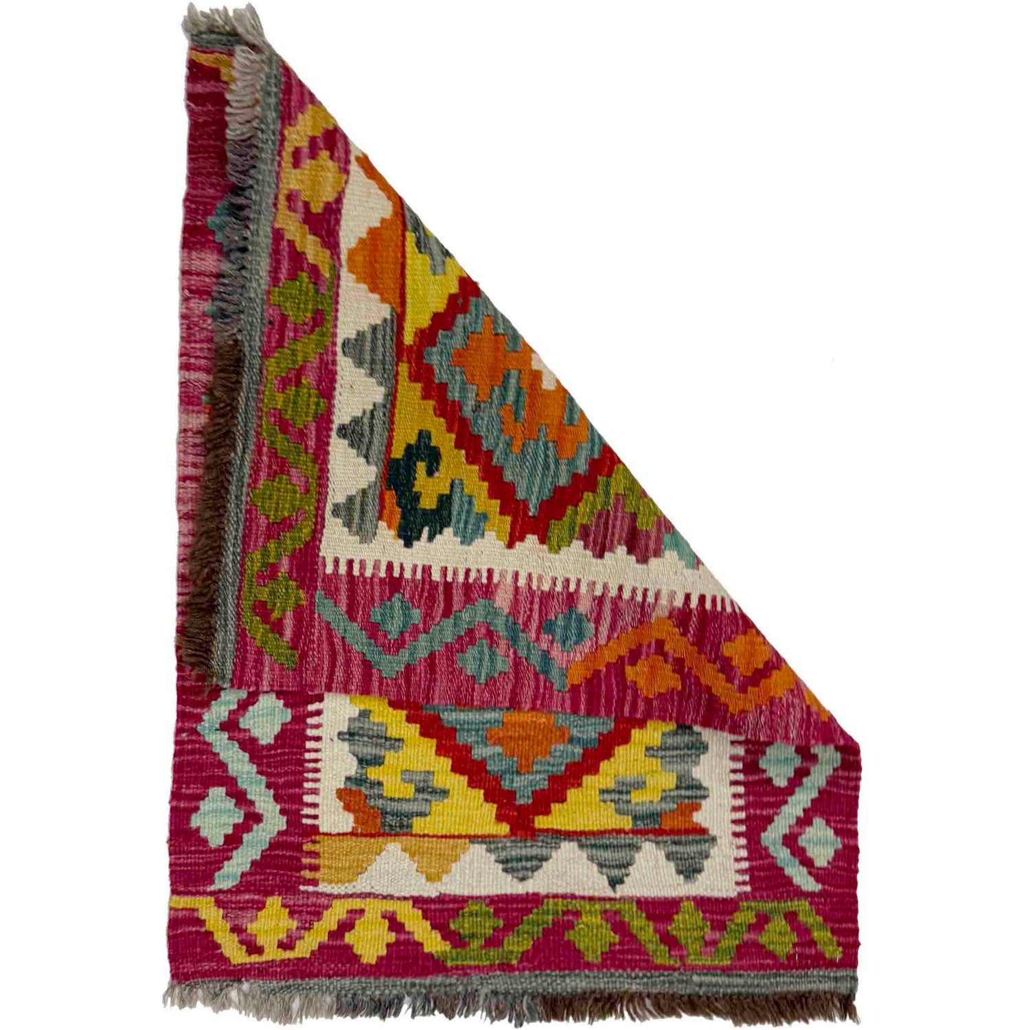 Handmade Vegetable Kilim 2' 1" x 2' 9" (ft) - No. Y39262