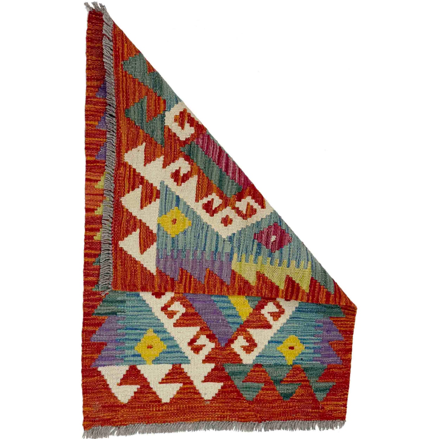 Handmade Vegetable Kelim 2' 0" x 2' 9" (ft) - No. Y39263