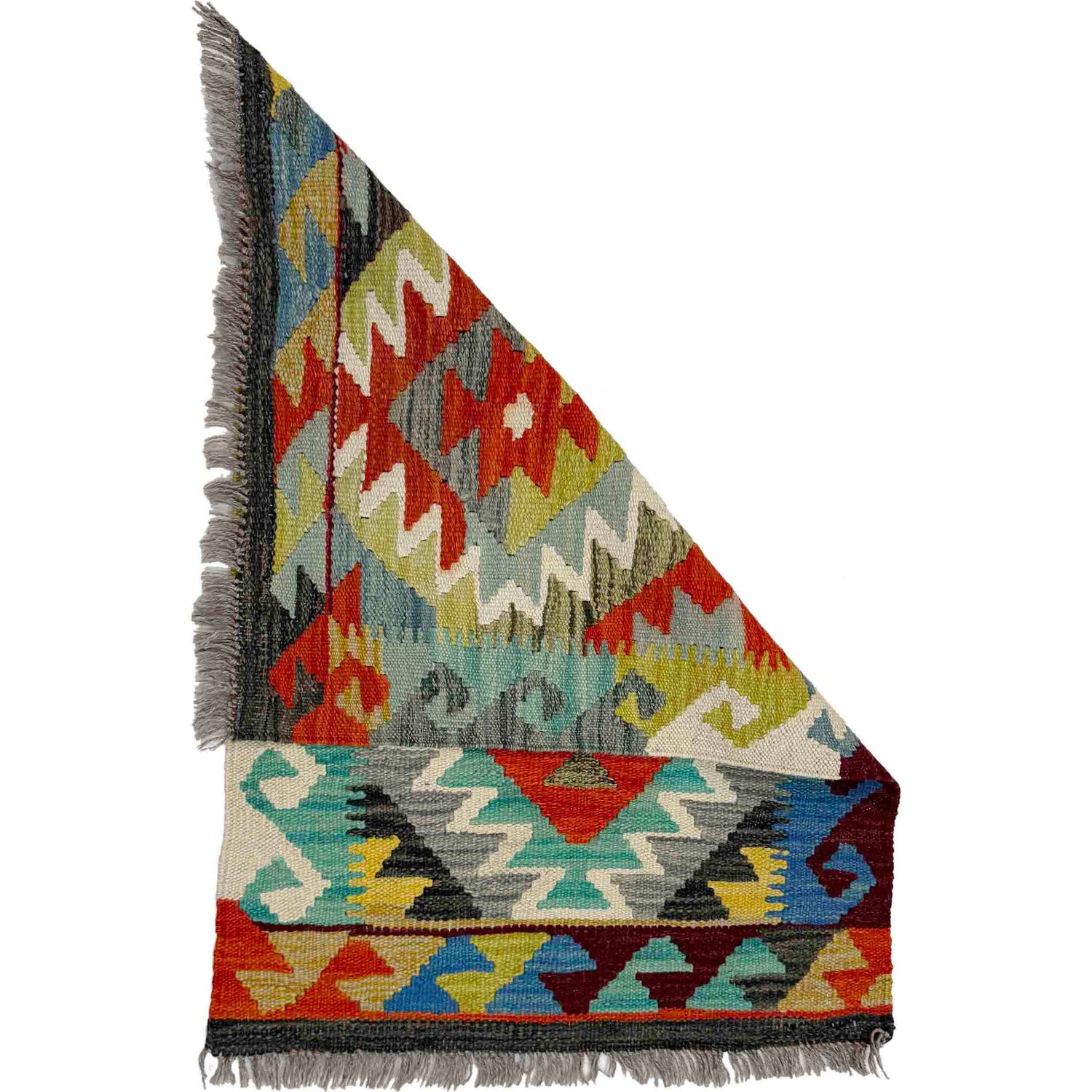 Handmade Vegetable Kilim 2' 0" x 2' 11" (ft) - No. Y39264