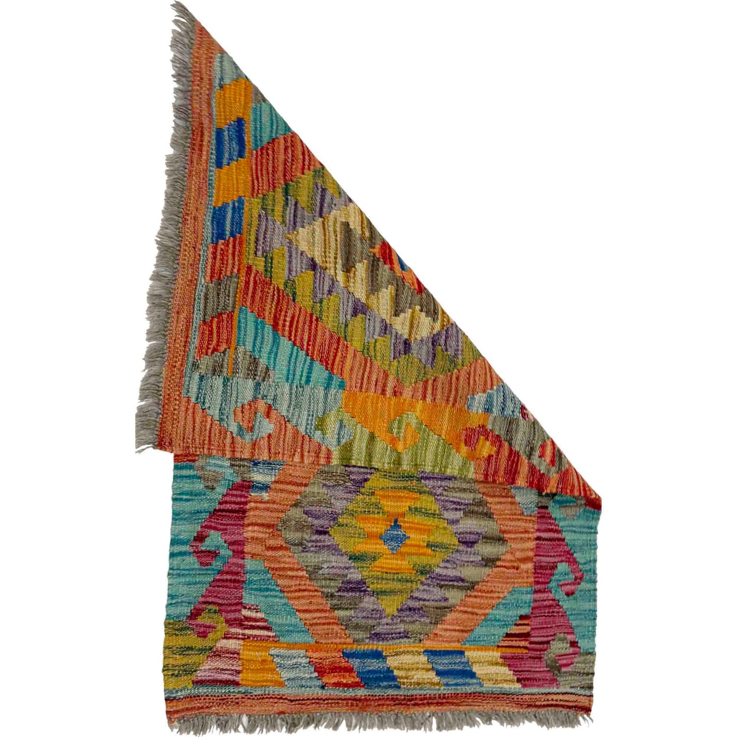 Handmade Vegetable Kelim 2' 2" x 3' 4" (ft) - No. Y39267