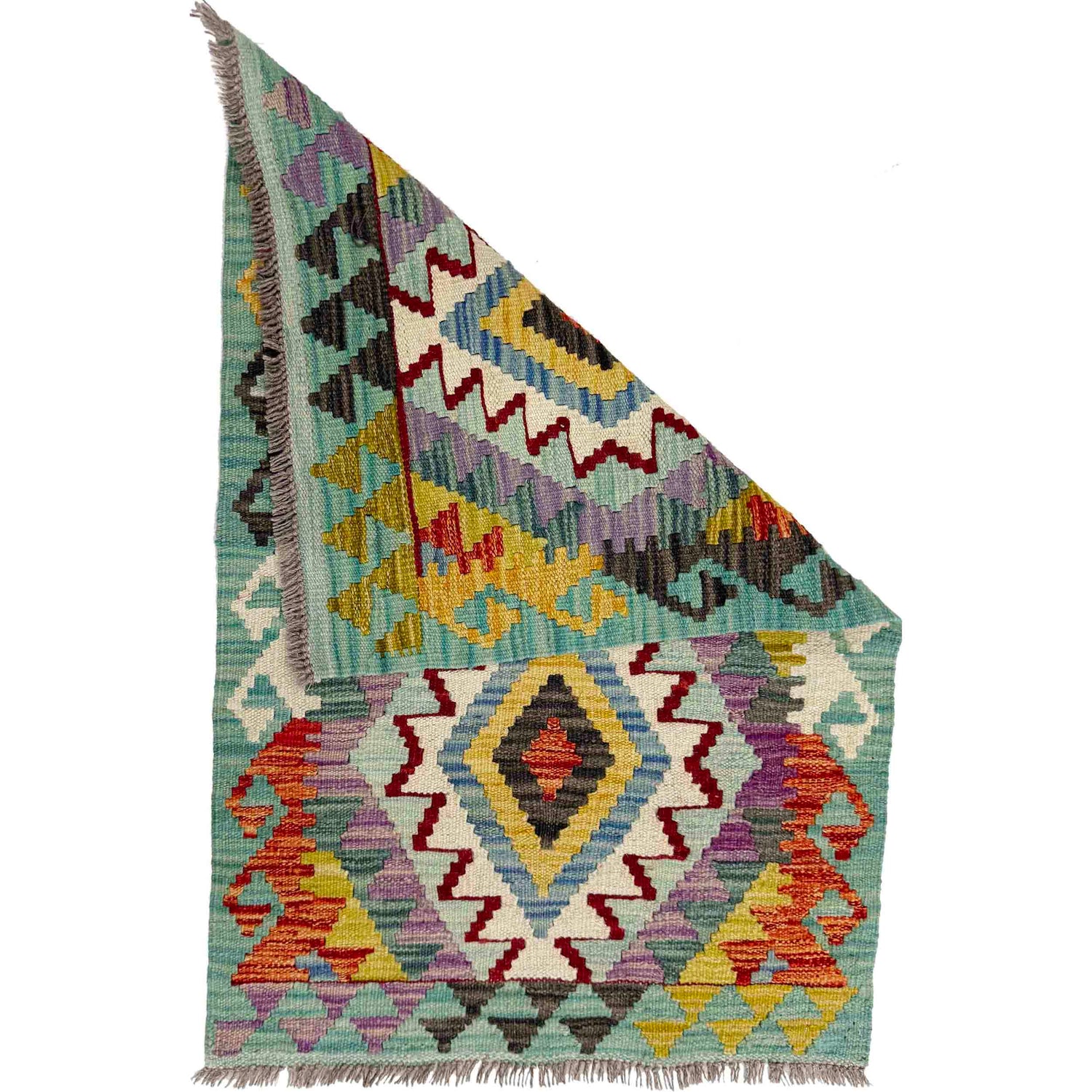 Handmade Vegetable Kelim 2' 0" x 3' 3" (ft) - No. Y39270