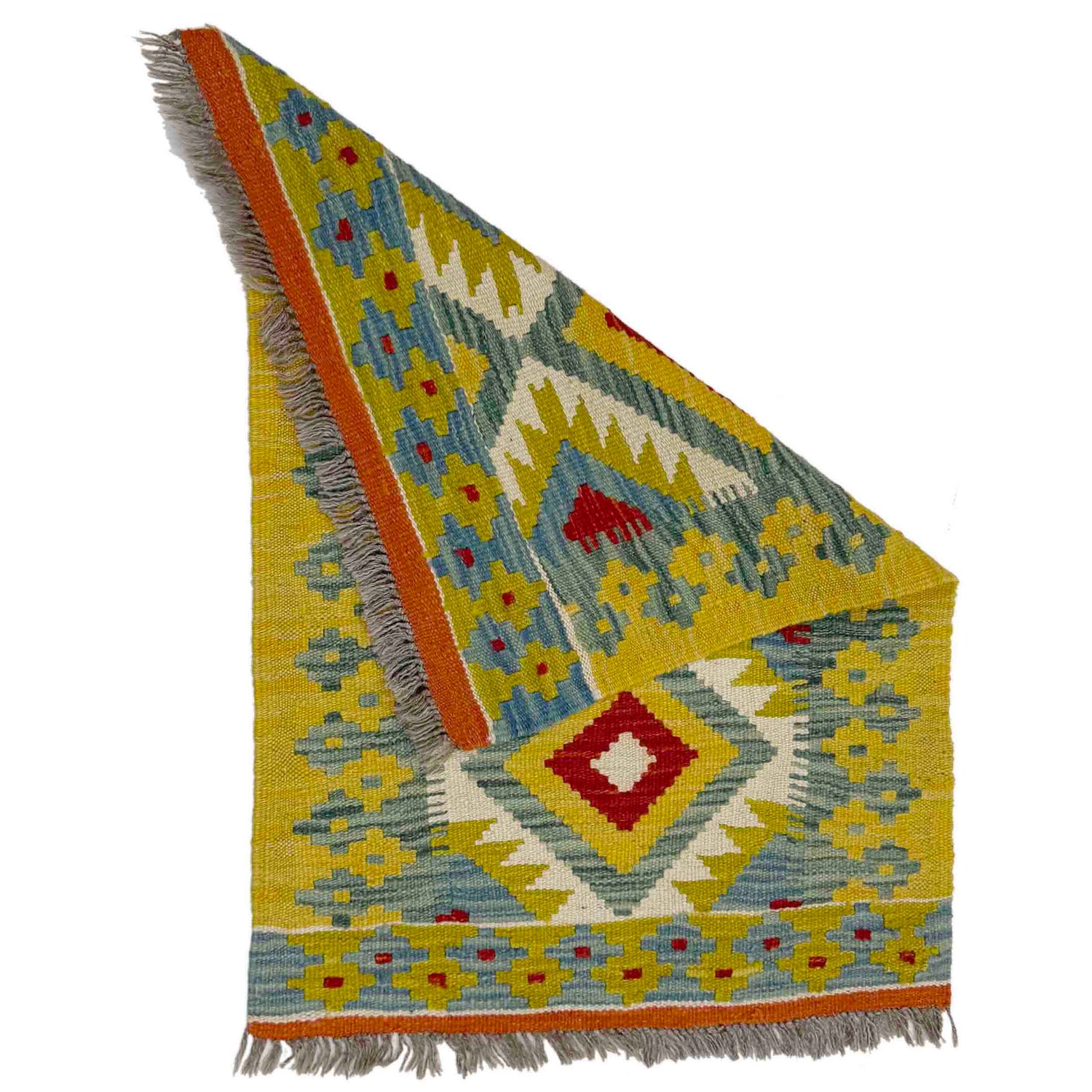 Handmade Vegetable Kilim 2' 0" x 2' 10" (ft) - No. Y39278
