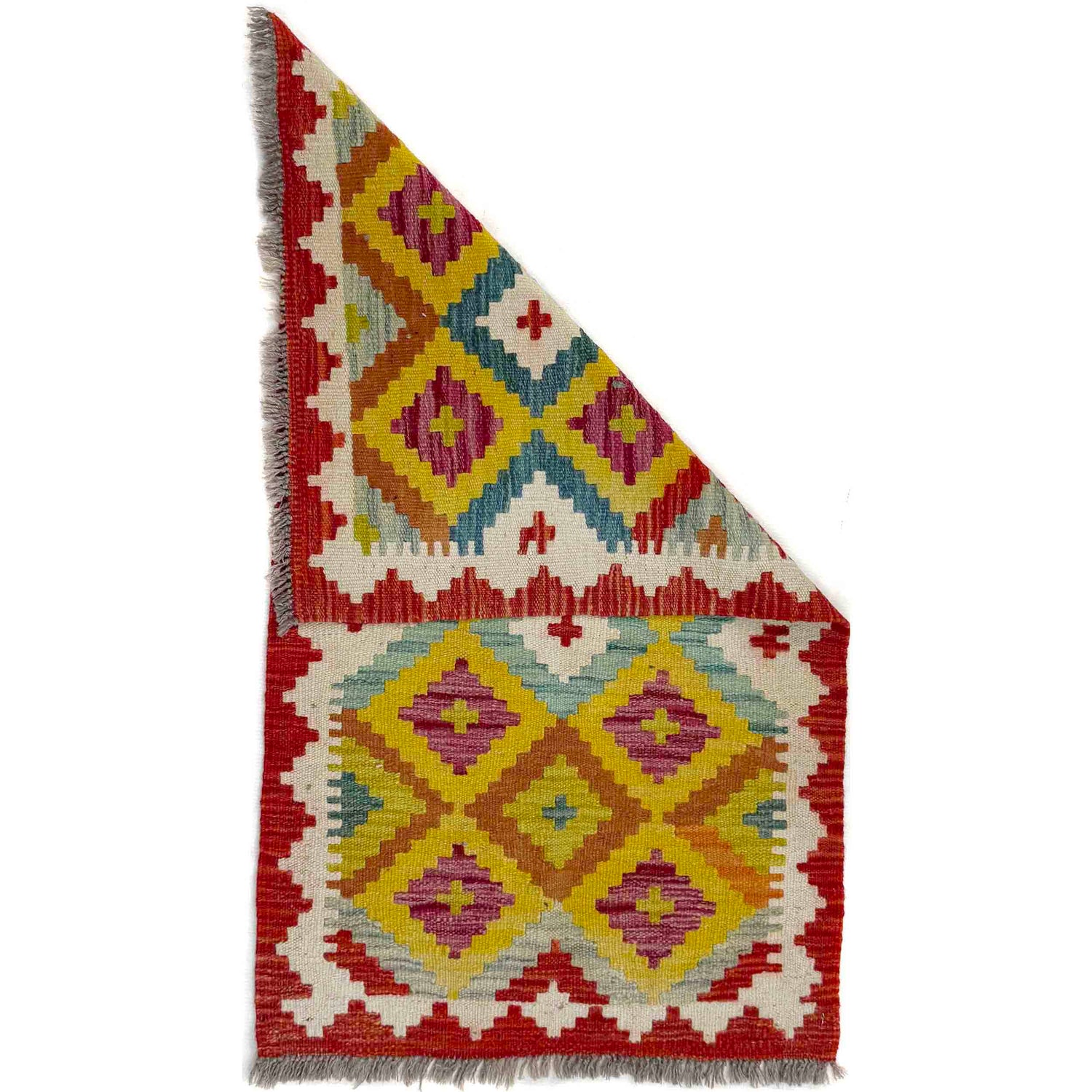 Handmade Vegetable Kelim 2' 0" x 3' 5" (ft) - No. Y39280
