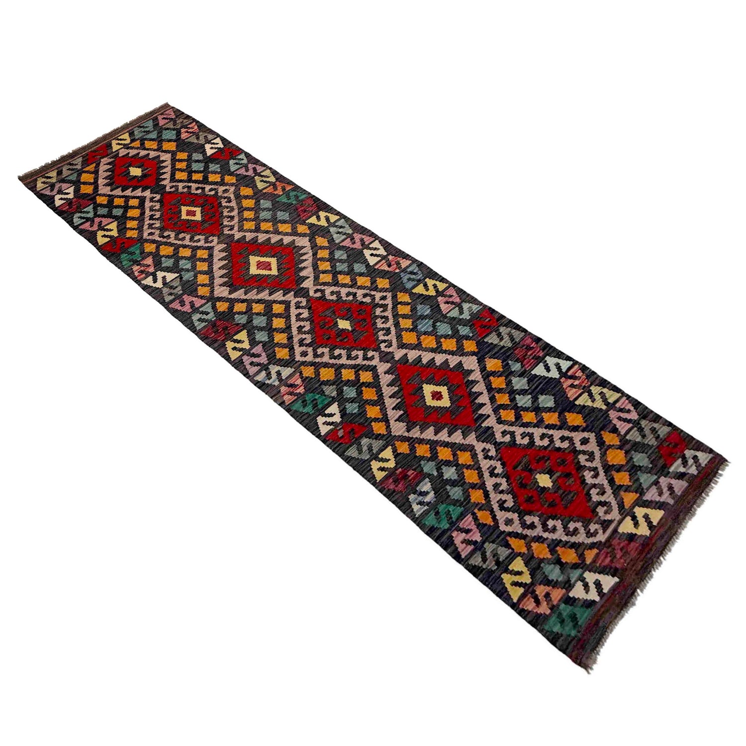 Vegetable Kelim Runner 2' 8" x 10' 2" (ft) - No. Y39281