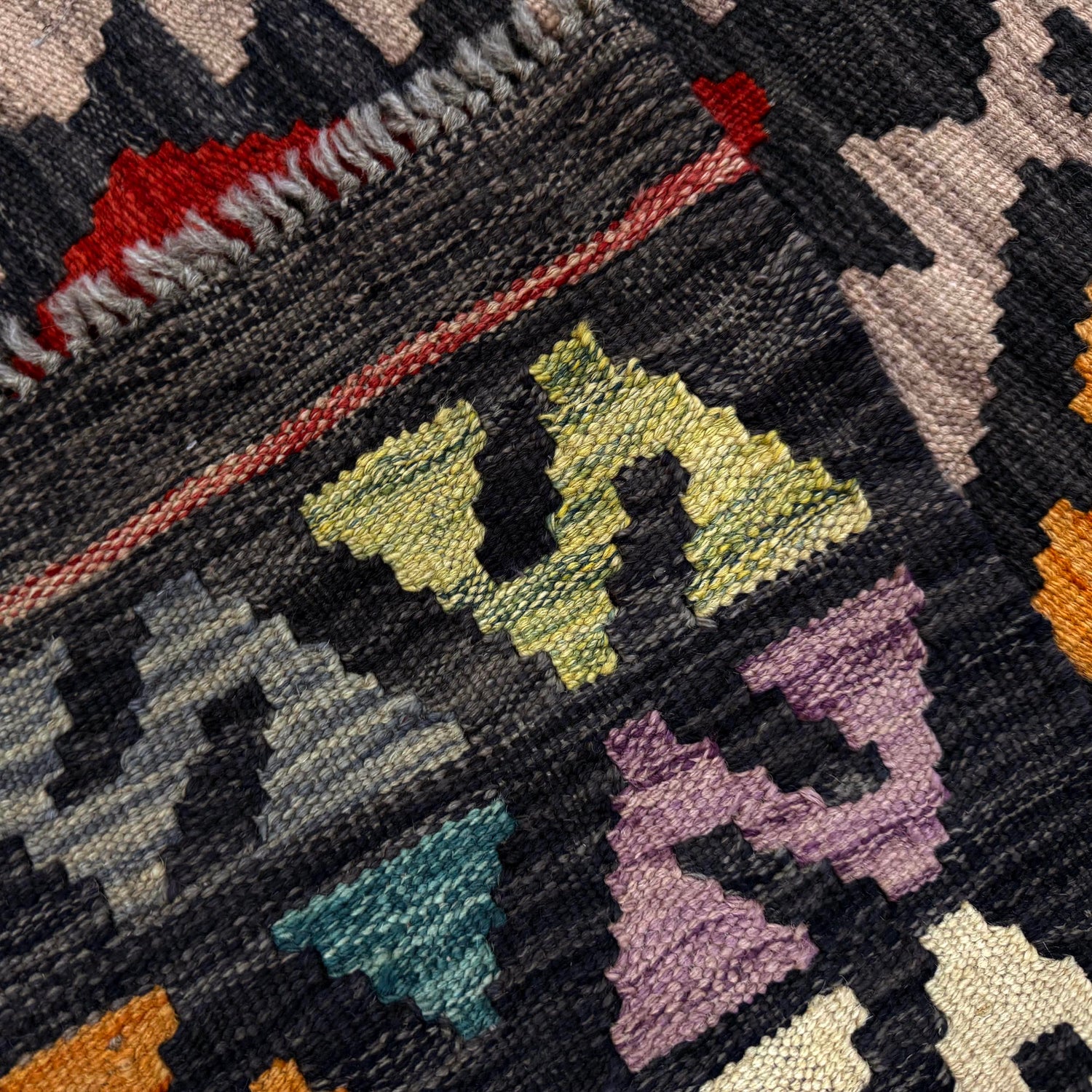 Vegetable Kelim Runner 2' 8" x 10' 2" (ft) - No. Y39281