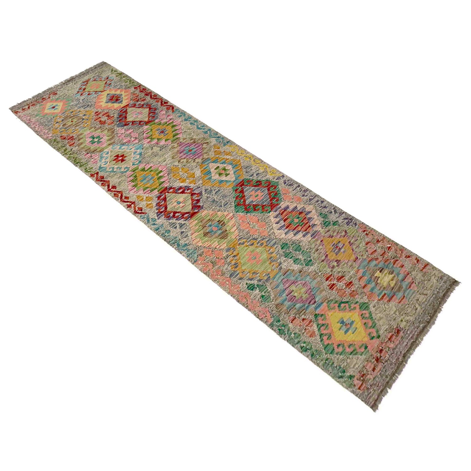 Vegetable Kelim Runner 2' 11" x 9' 11" (ft) - No. Y39282