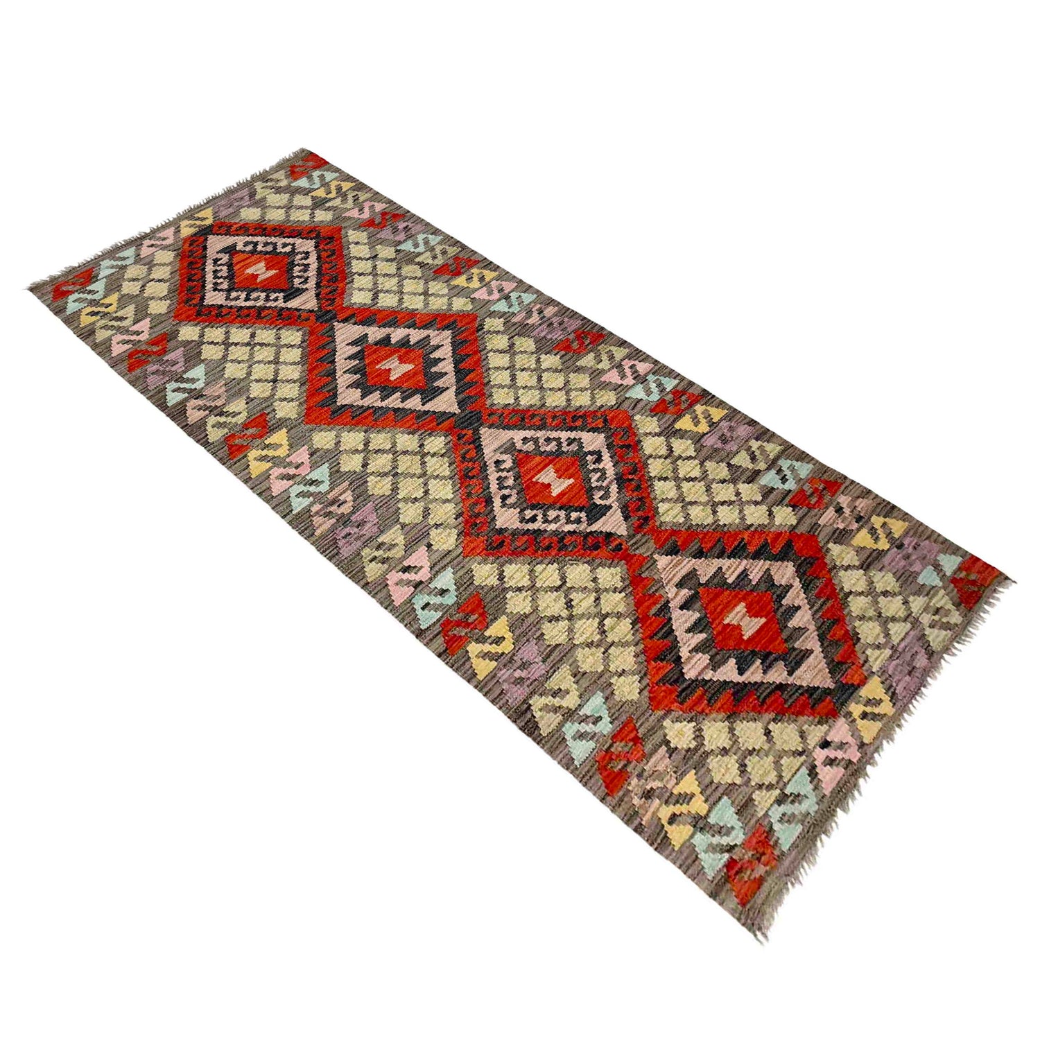 Vegetable Kelim Runner 2' 8" x 6' 9" (ft)- No. Y39283