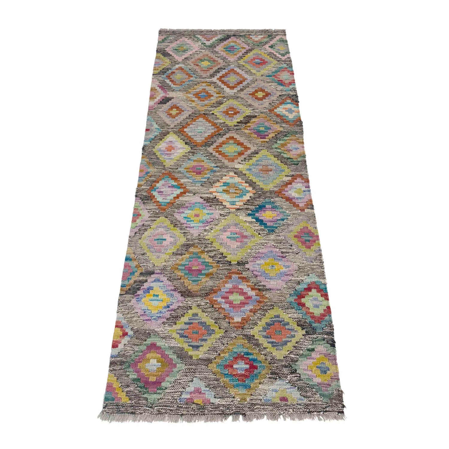Vegetable Kilim Runner 2' 1" x 5' 10" (ft)- No. Y39284