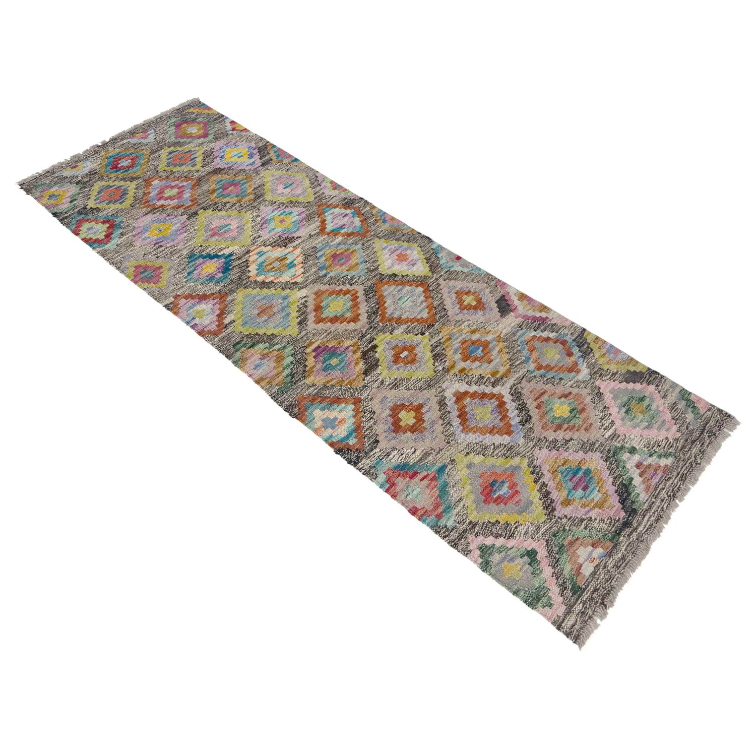 Vegetable Kilim Runner 2' 1" x 5' 10" (ft)- No. Y39284