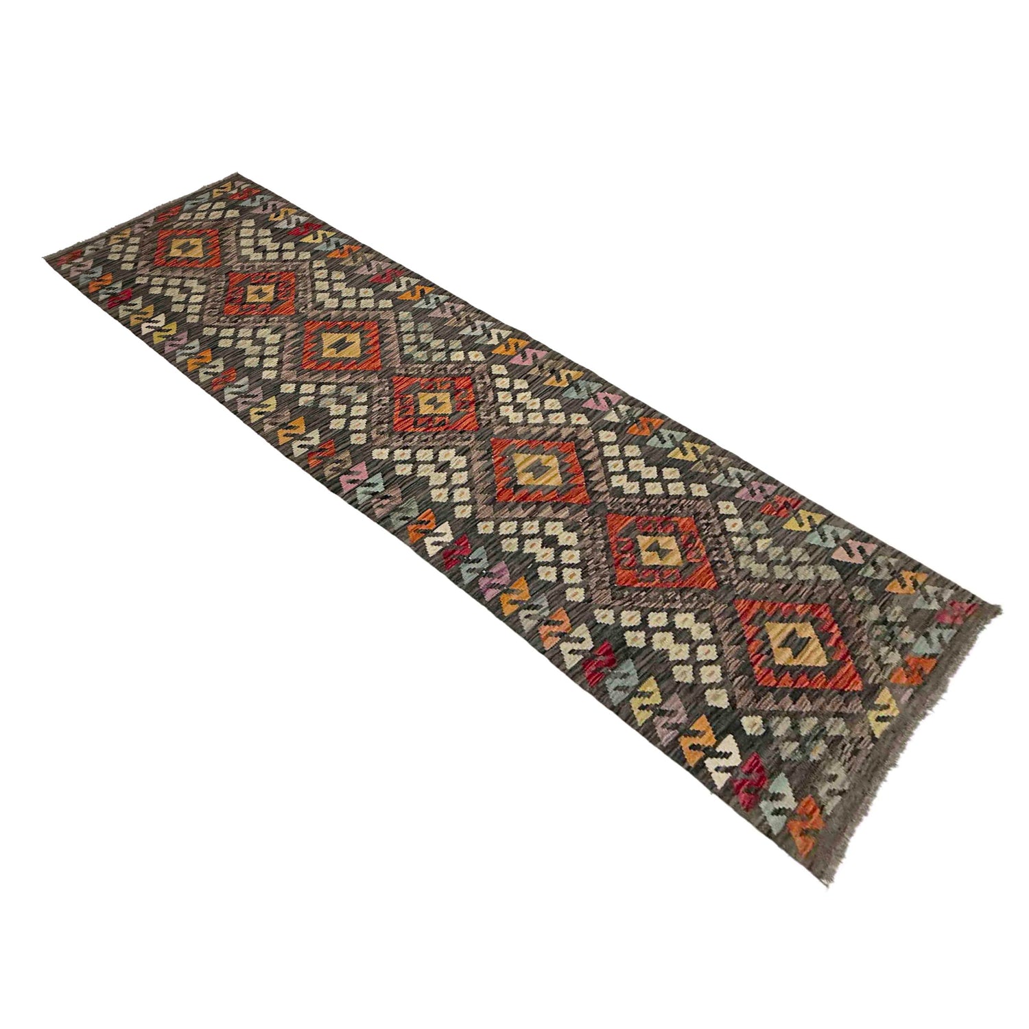 Vegetable Kilim Runner 2' 7" x 9' 9" (ft) - No. Y39285