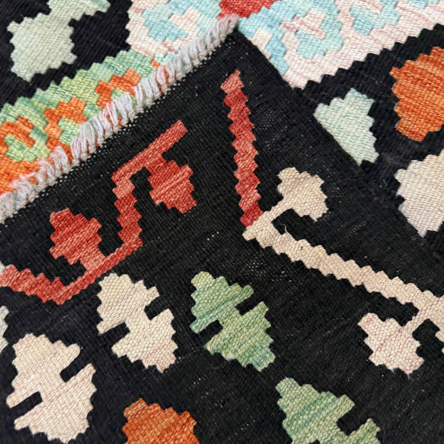 Handmade Vegetable Kilim 2' 9" x 5' 0" (ft) - No. Y39286