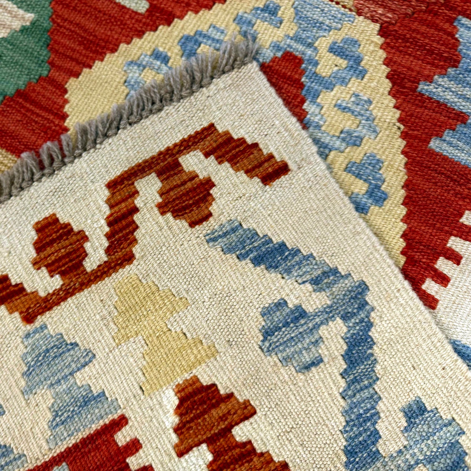 Handmade Vegetable Kilim 3' 3" x 4' 11" (ft) - No. Y39287