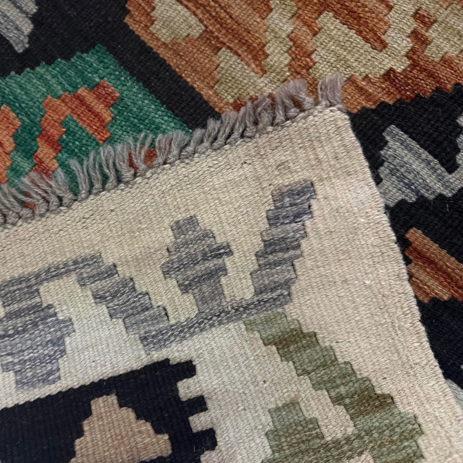 Vegetable Kilim Runner 2' 7" x 9' 10" (ft) - No. Y39289
