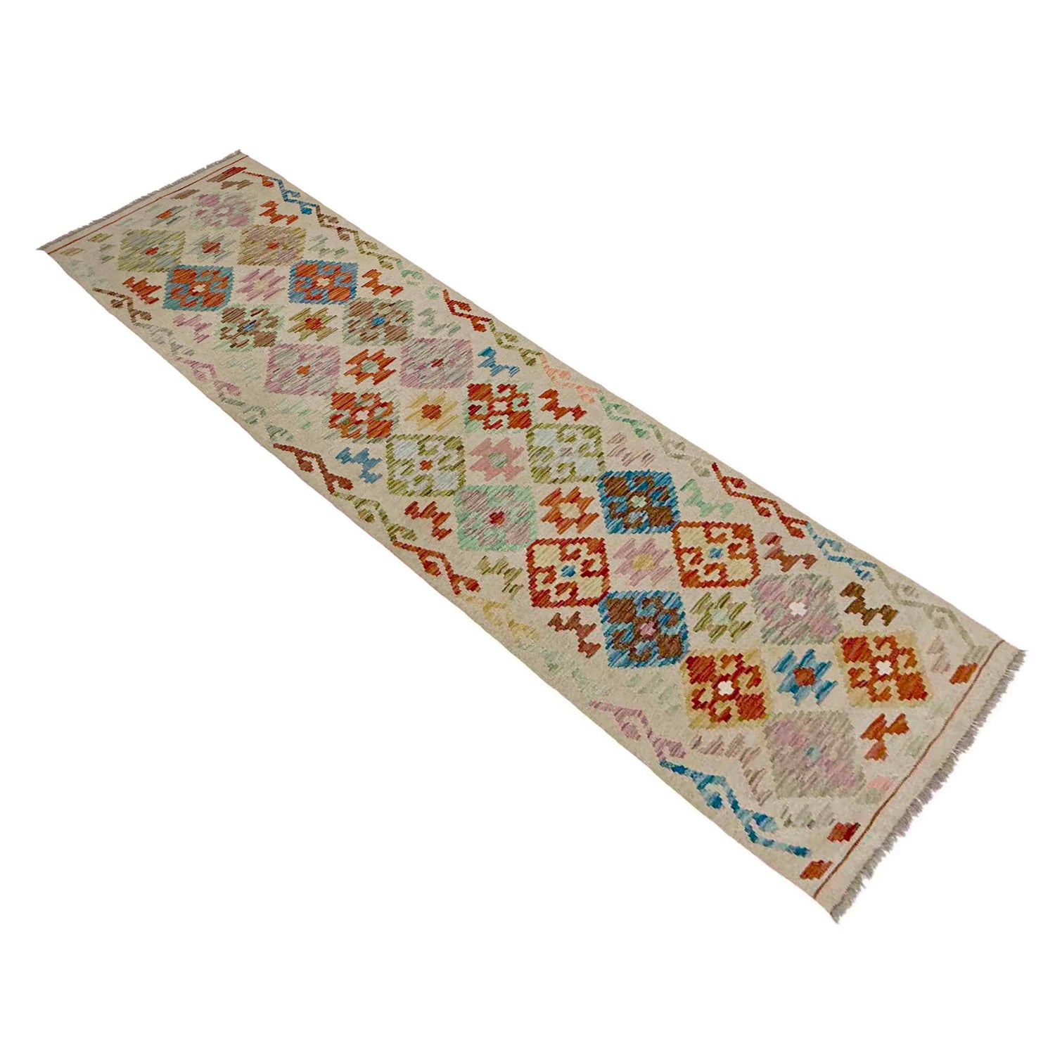 Vegetable Kelim Runner 2' 8" x 9' 6" (ft) - No. Y39291