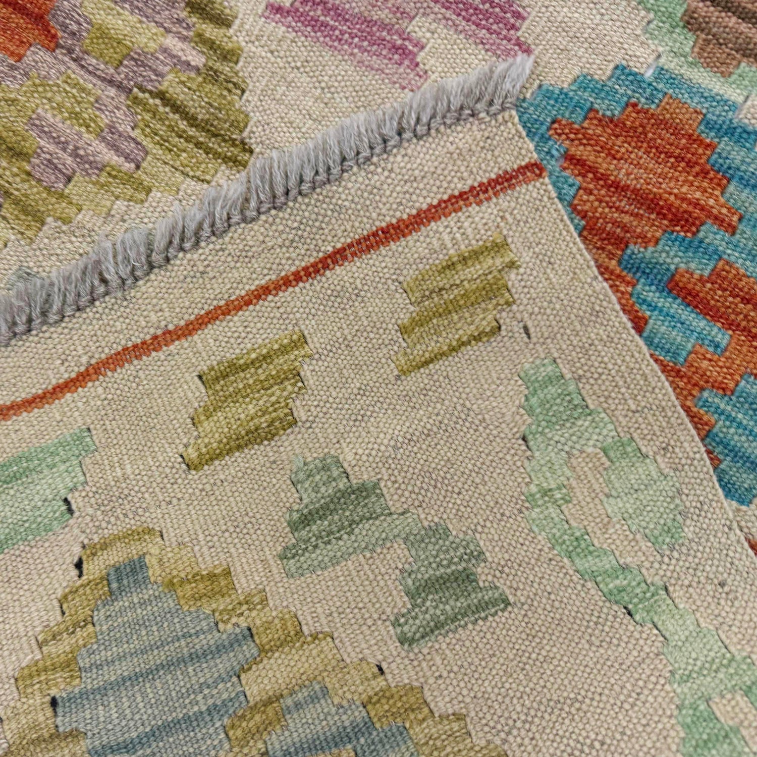 Vegetable Kelim Runner 2' 8" x 9' 6" (ft) - No. Y39291