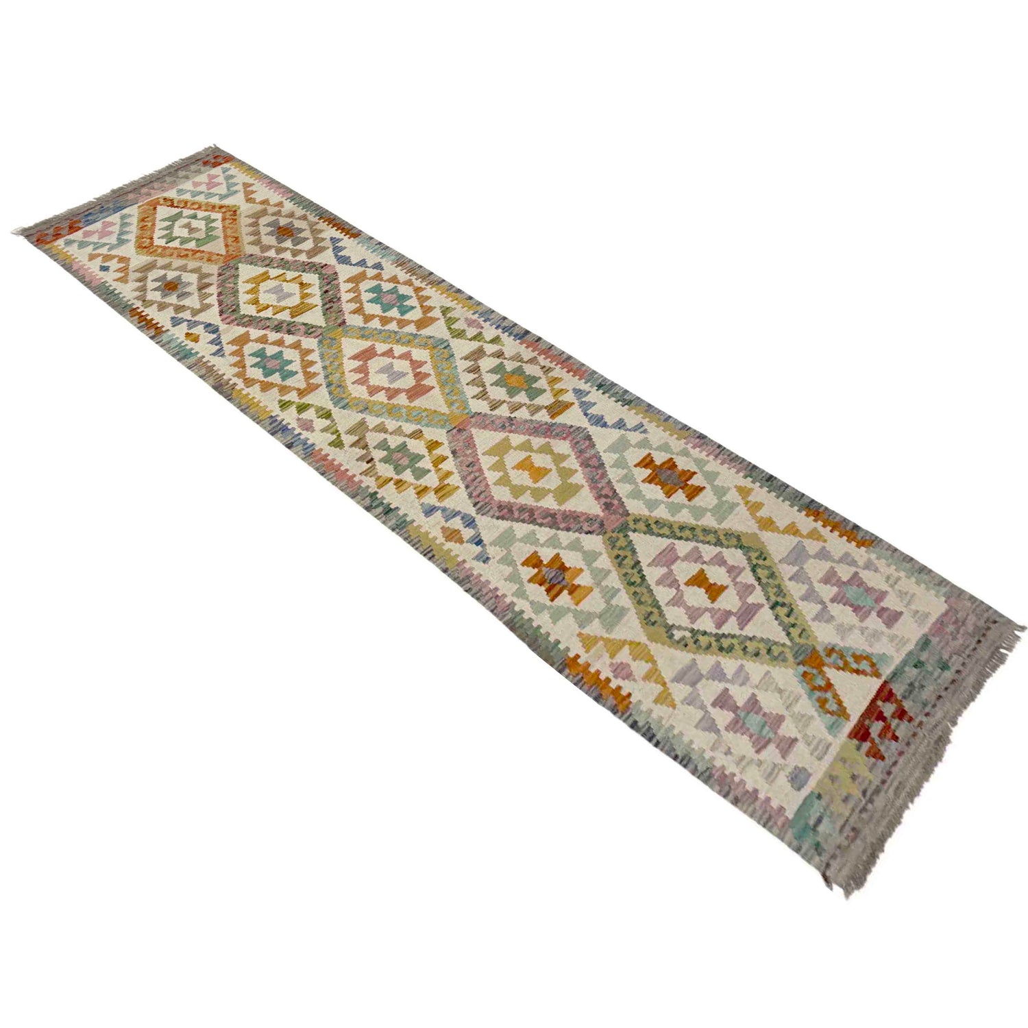 Vegetable Kilim Runner 2' 7" x 9' 10" (ft) - No. Y39292