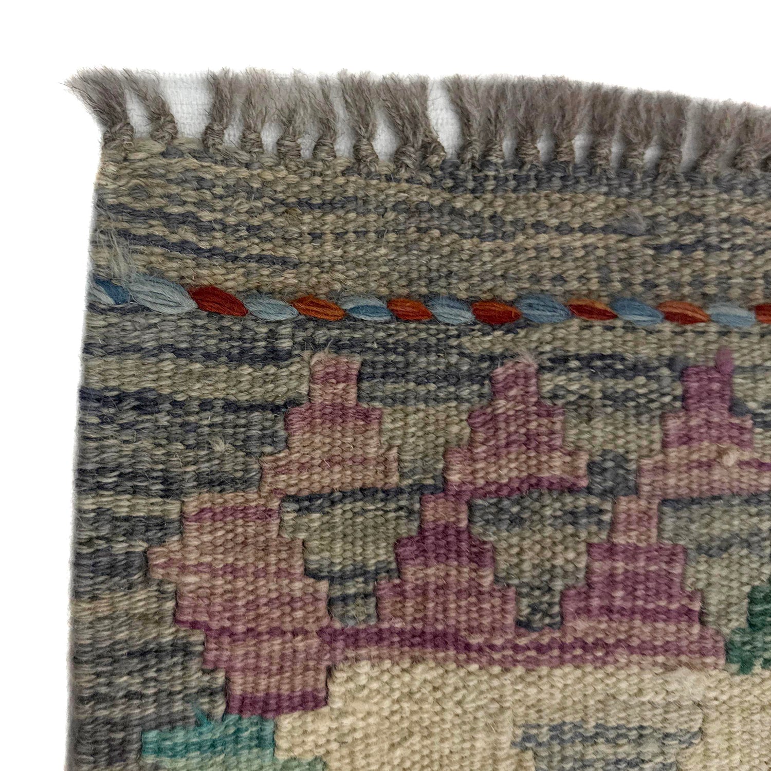 Vegetable Kilim Runner 2' 7" x 9' 10" (ft) - No. Y39292