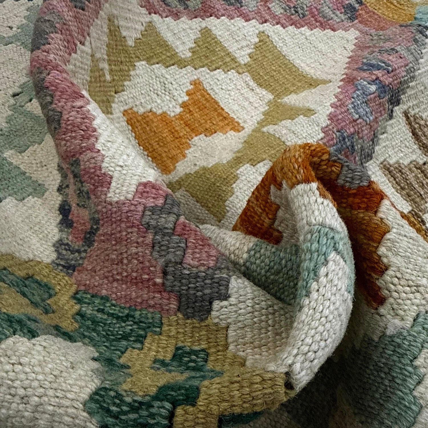 Vegetable Kilim Runner 2' 7" x 9' 10" (ft) - No. Y39292