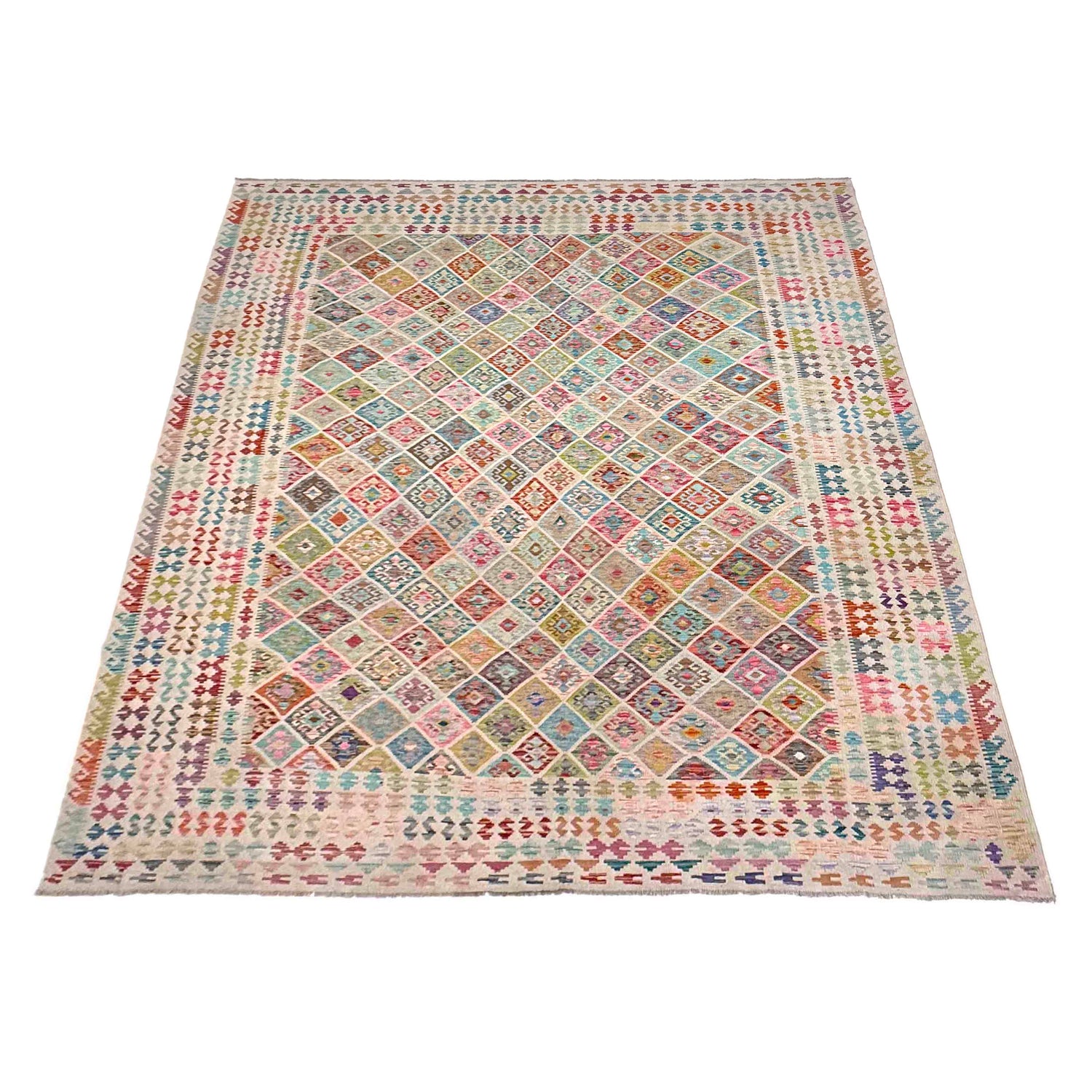 Handmade Vegetable Kelim 10' 7" x 13' 0" (ft) - No. Y39299