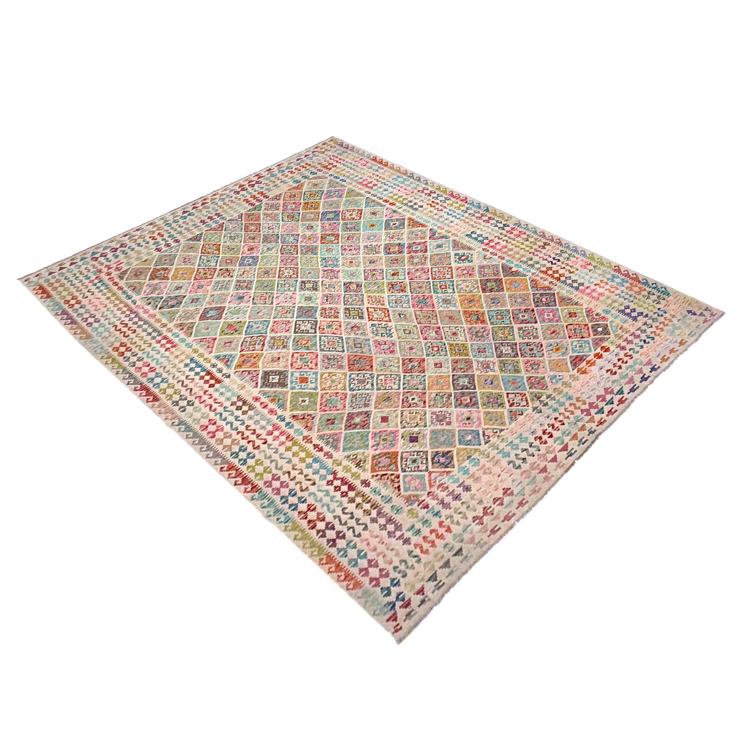 Handmade Vegetable Kelim 10' 7" x 13' 0" (ft) - No. Y39299