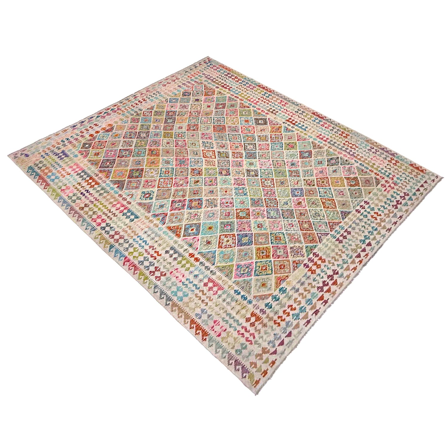 Handmade Vegetable Kelim 10' 7" x 13' 0" (ft) - No. Y39299