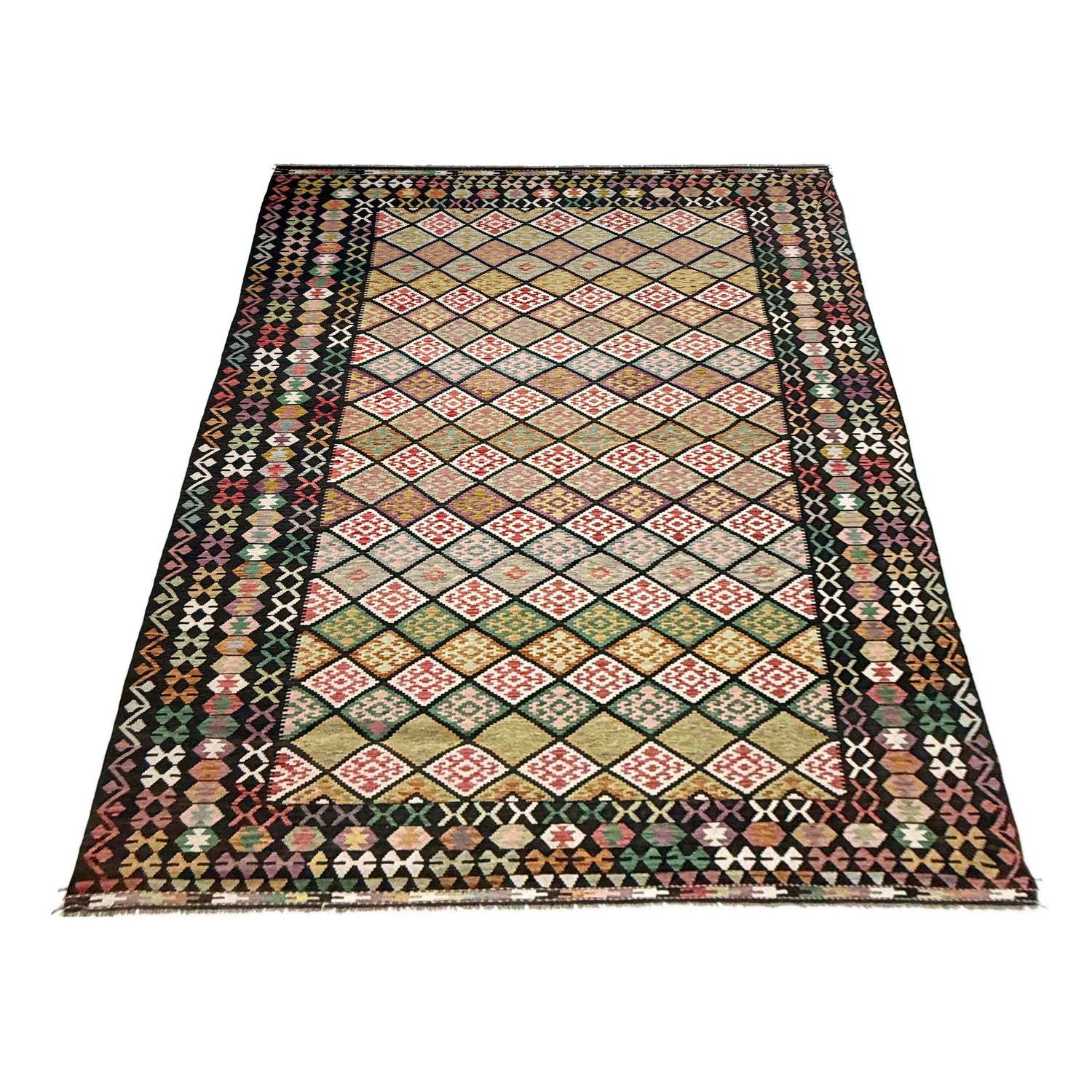 Handmade Vegetable Kilim 9' 9" x 16' 2" (ft) - No. Y39303