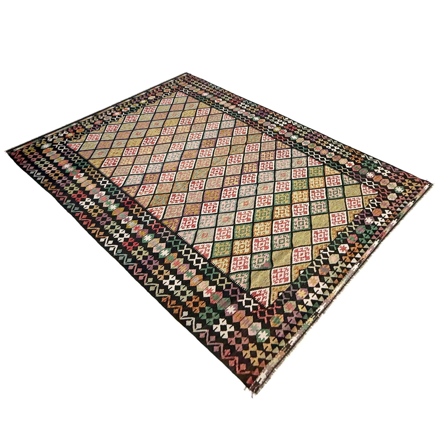 Handmade Vegetable Kilim 9' 9" x 16' 2" (ft) - No. Y39303