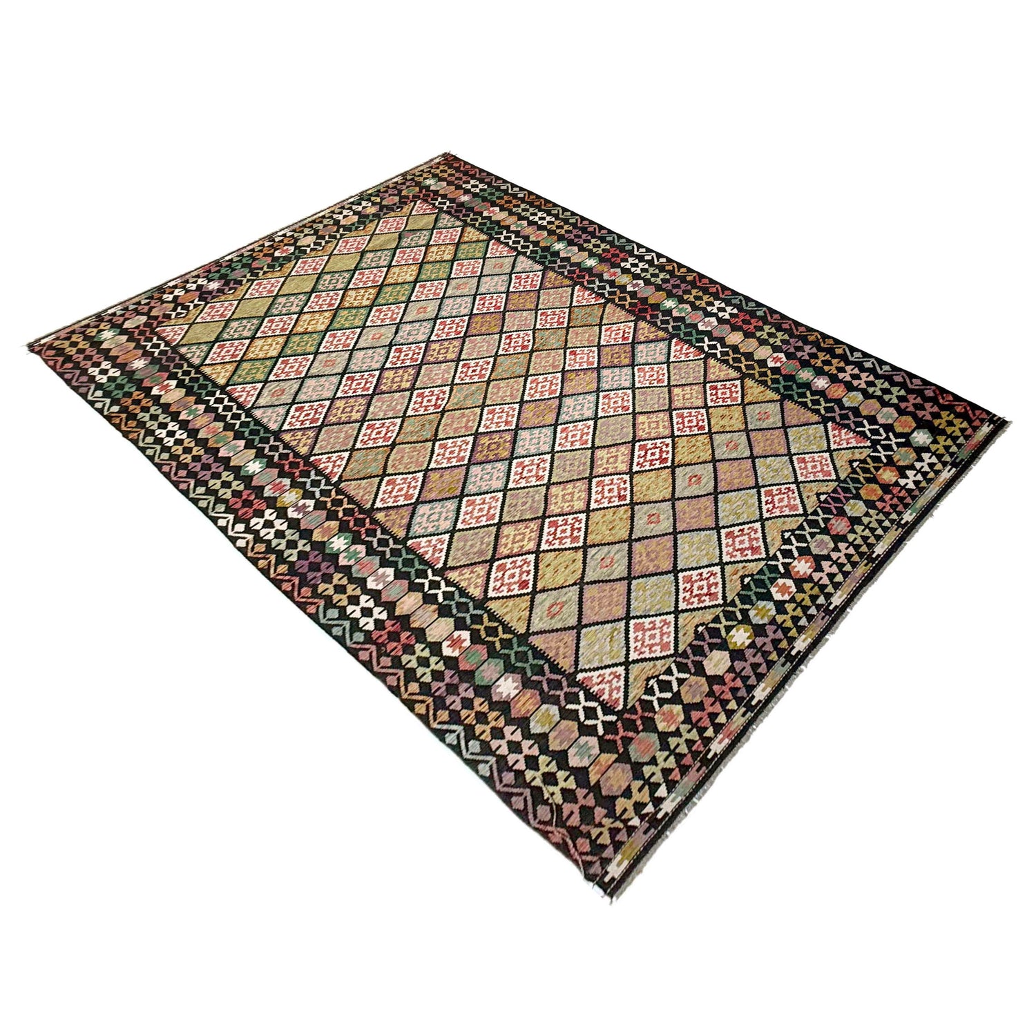 Handmade Vegetable Kilim 9' 9" x 16' 2" (ft) - No. Y39303