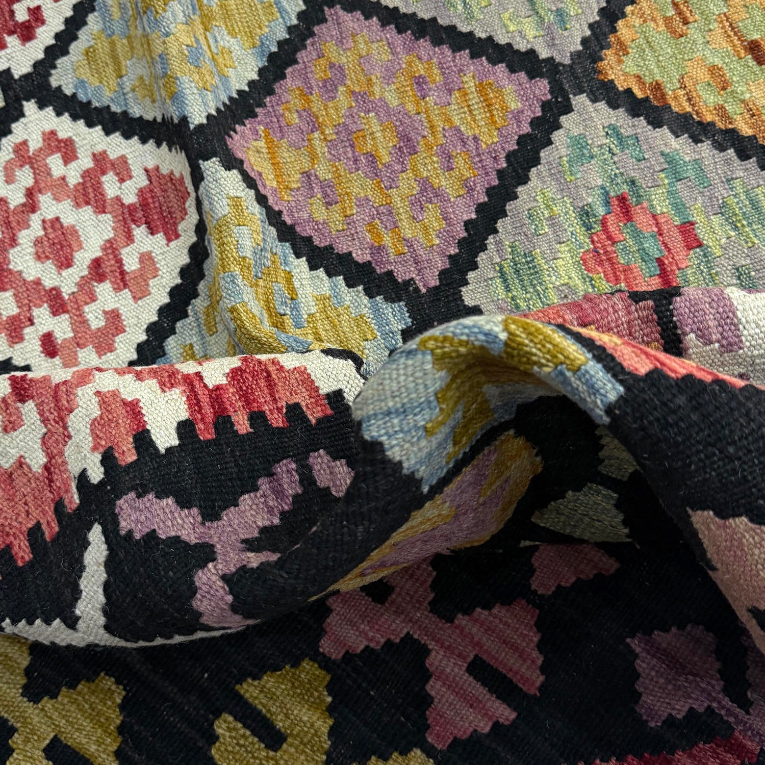 Handmade Vegetable Kilim 9' 9" x 16' 2" (ft) - No. Y39303
