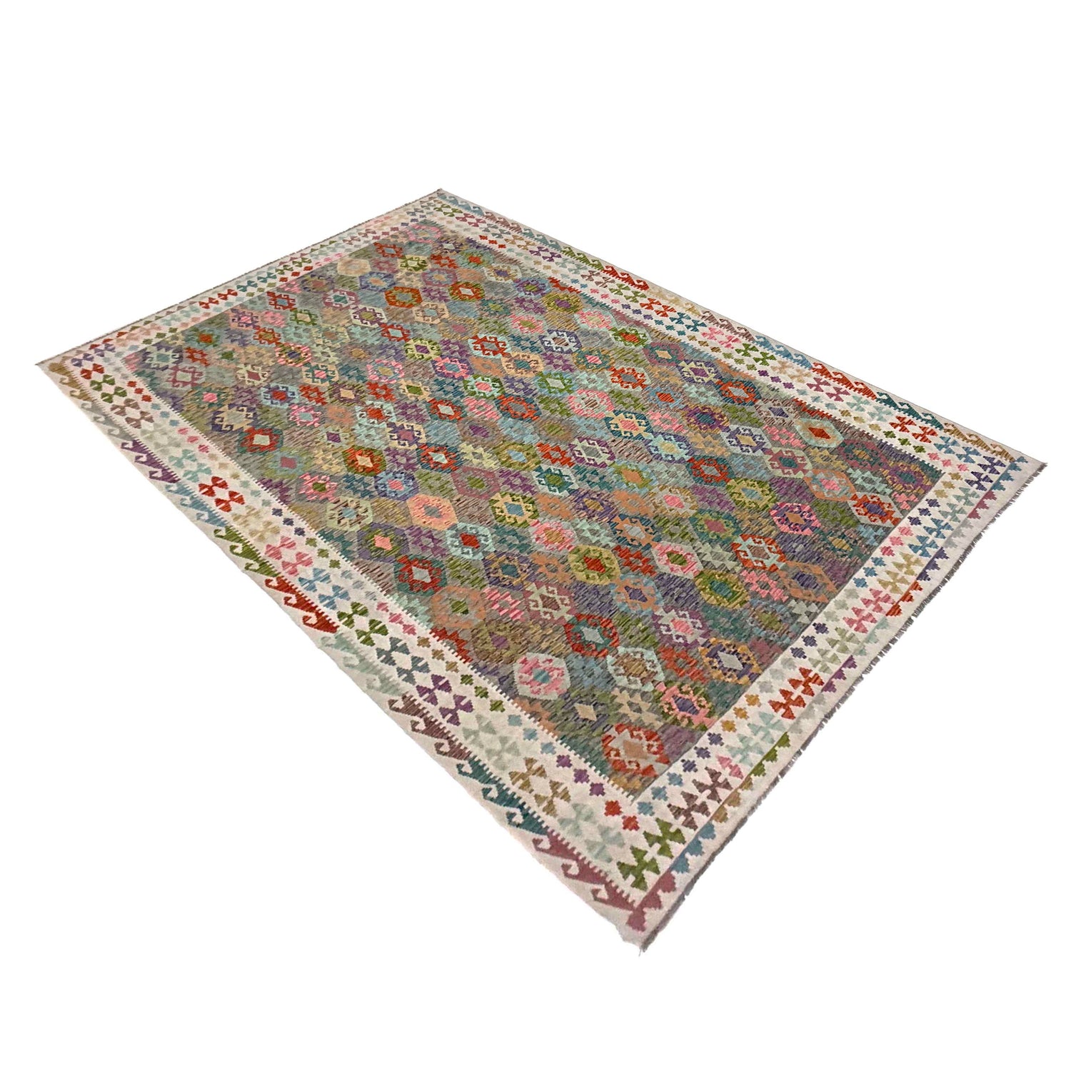 Handmade Vegetable Kilim 10' 0" x 16' 4" (ft) - No. Y39305