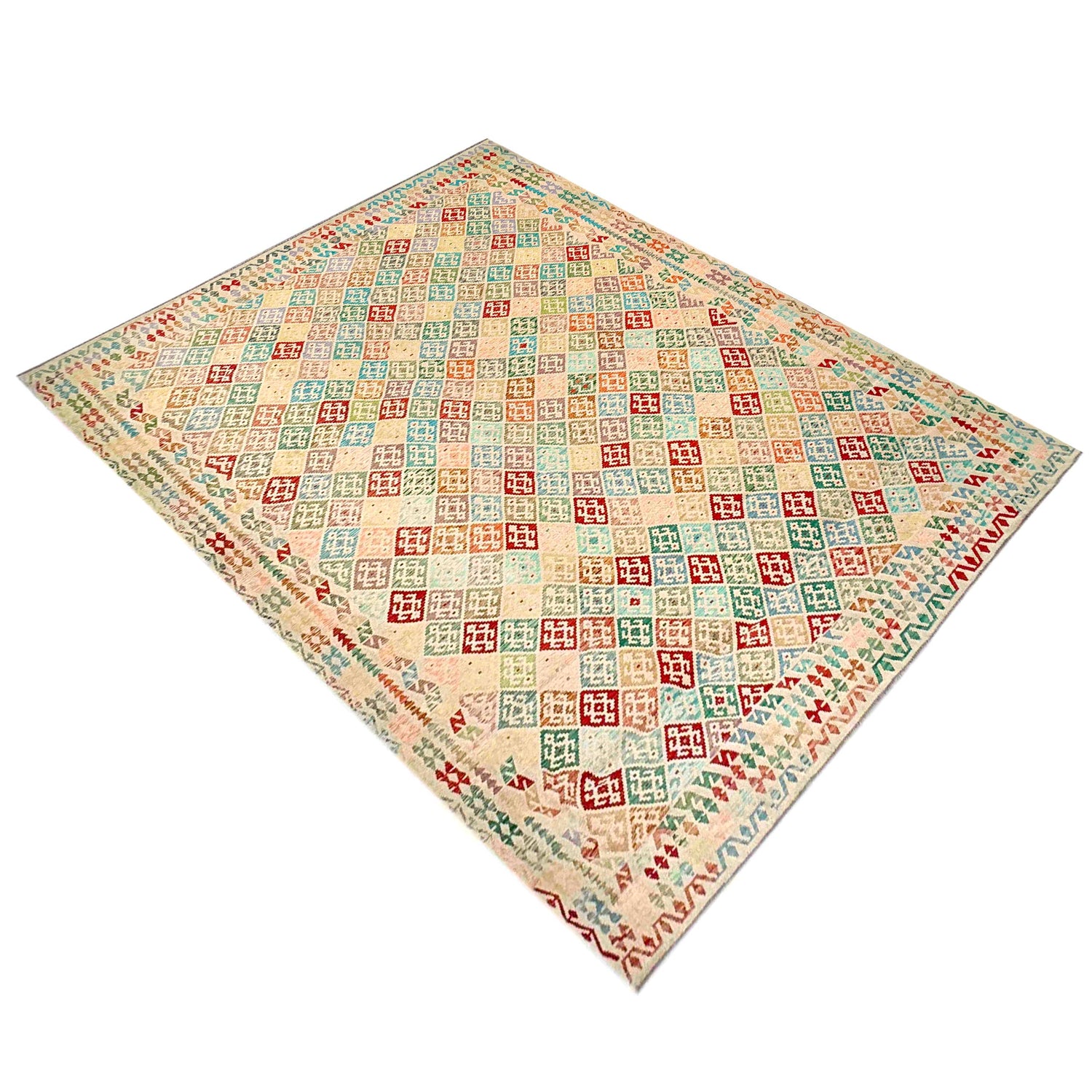 Handmade Vegetable Kilim 13' 11" x 19' 8" (ft) - No. Y39308
