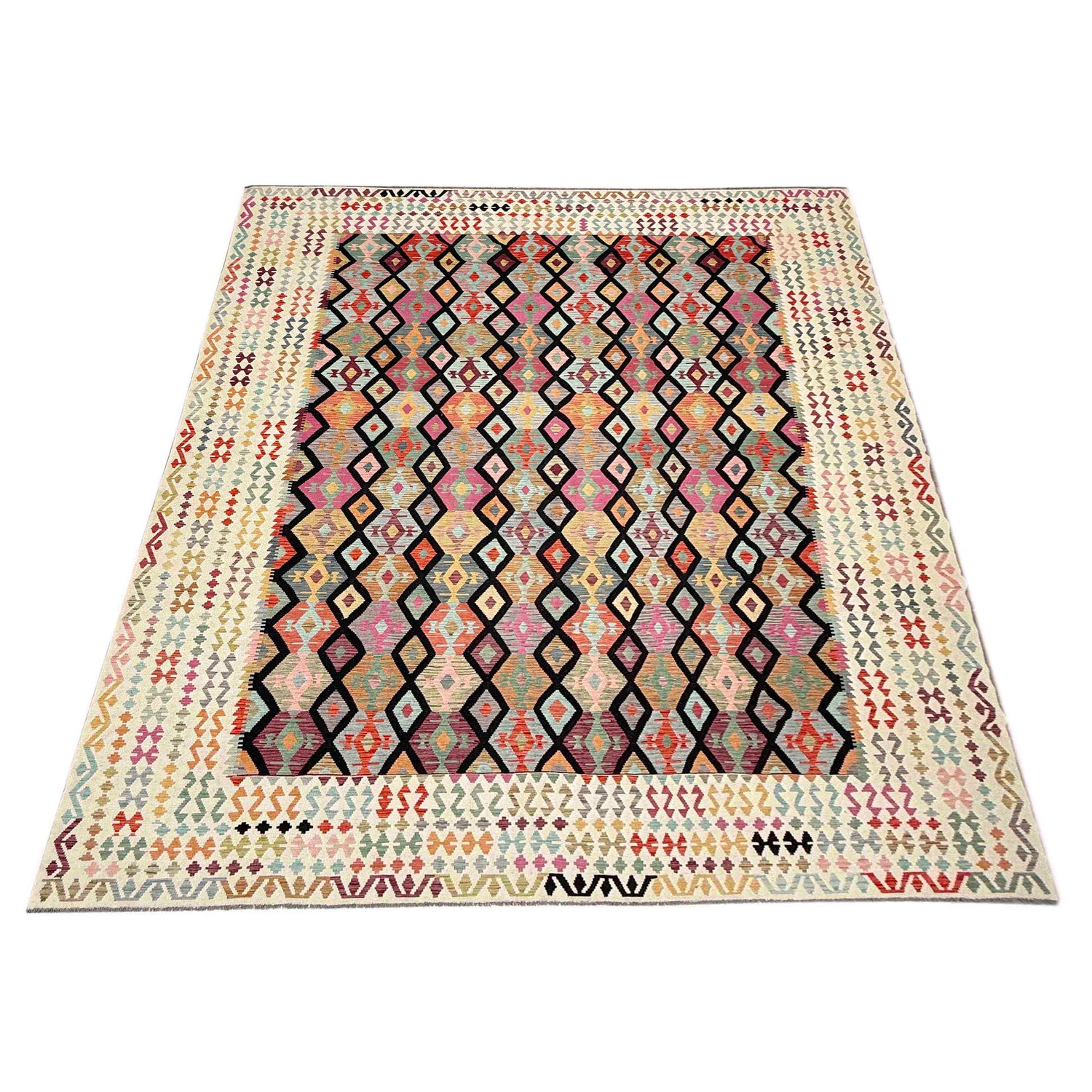 Handmade Vegetable Kelim 13' 3" x 18' 10" (ft) - No. Y39309