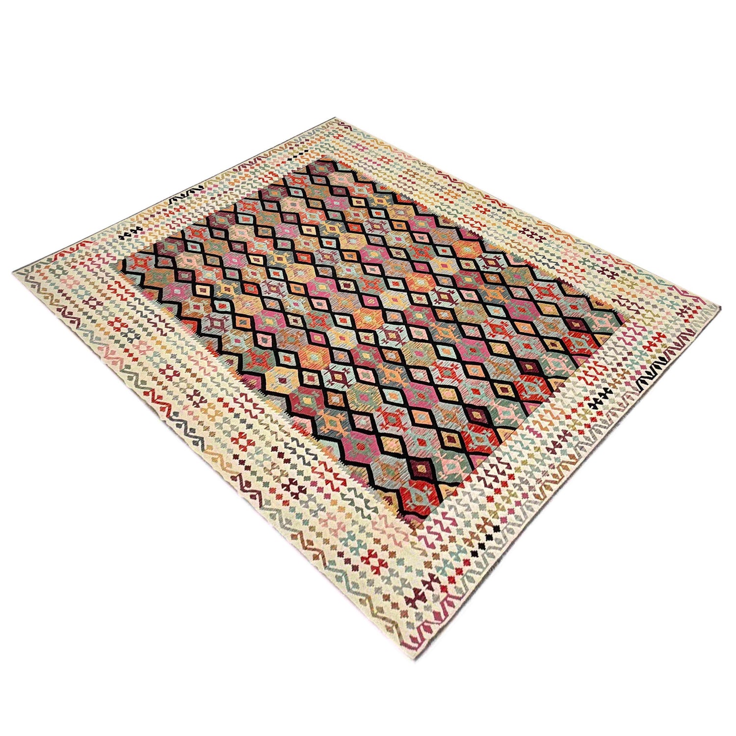 Handmade Vegetable Kelim 13' 3" x 18' 10" (ft) - No. Y39309