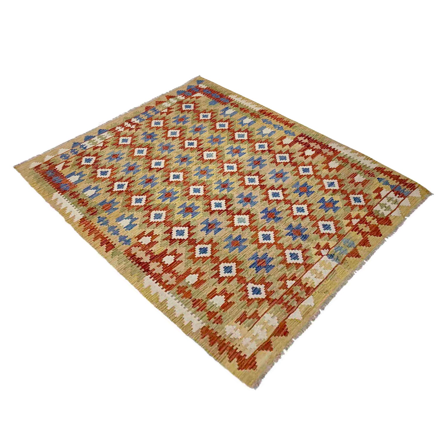 Handmade Vegetable Kelim 6' 0" x 8' 0" (ft) - No. Y39311