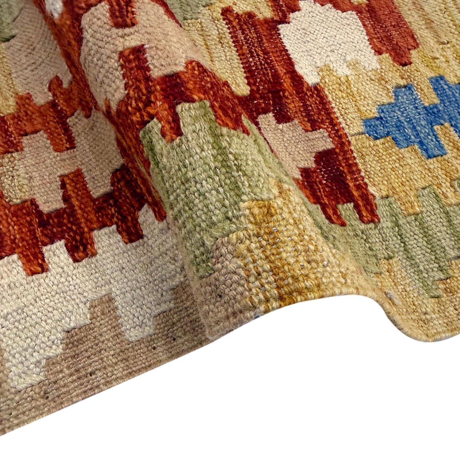 Handmade Vegetable Kelim 6' 0" x 8' 0" (ft) - No. Y39311