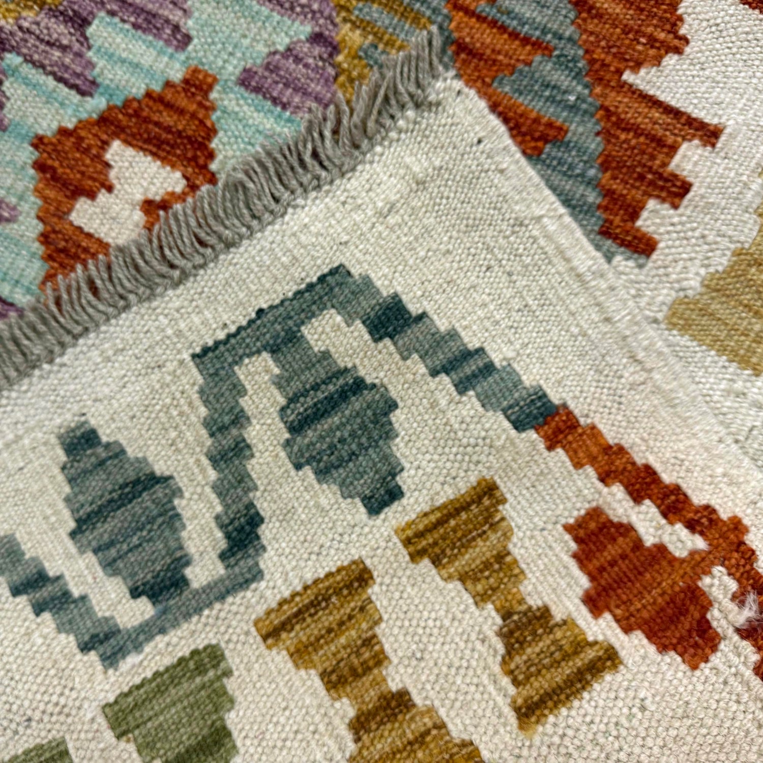 Handmade Vegetable Kilim 5' 9" x 8' 0" (ft) - No. Y39314