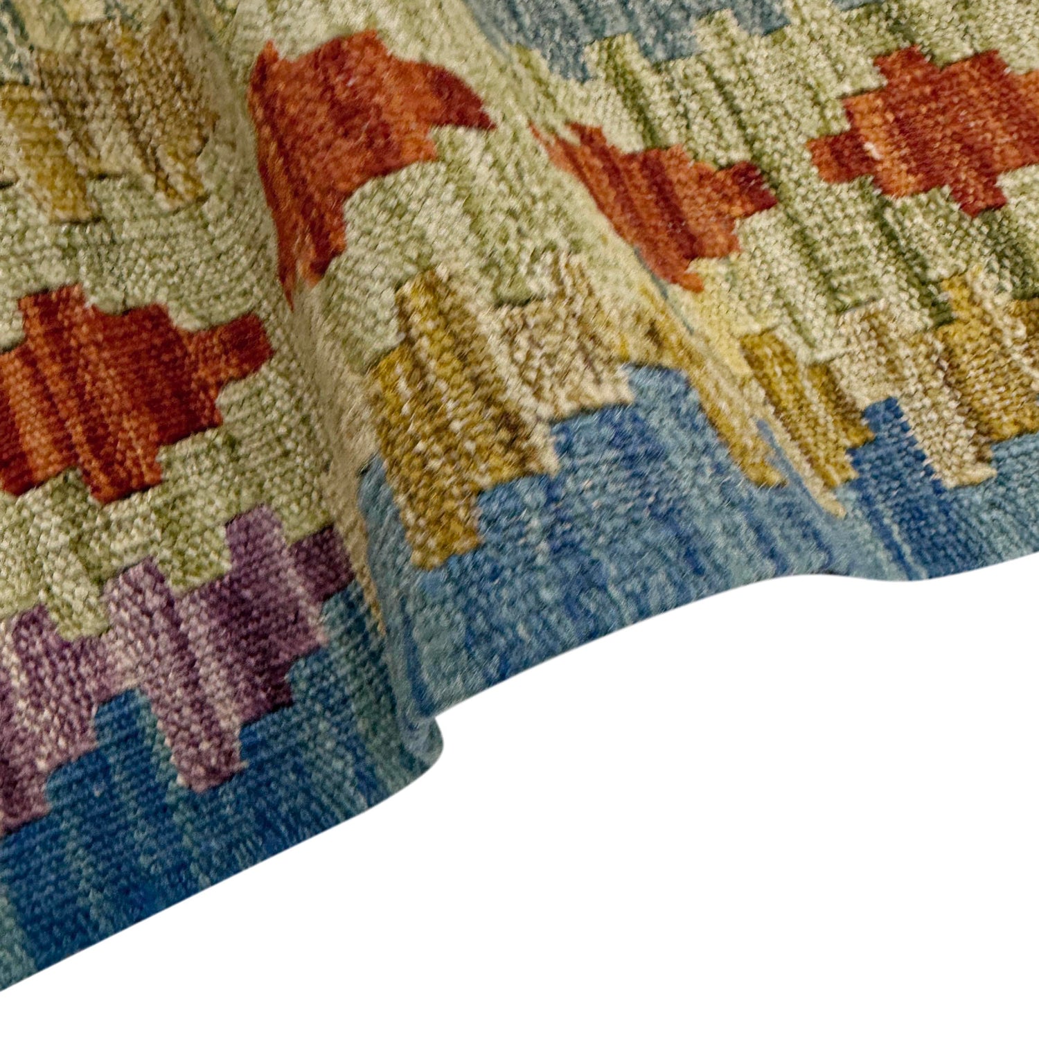 Handmade Vegetable Kelim 5' 11" x 7' 9" (ft) - No. Y39315