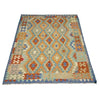 Handmade Vegetable Kilim 5' 10" x 8' 2" (ft) - No. Y39316