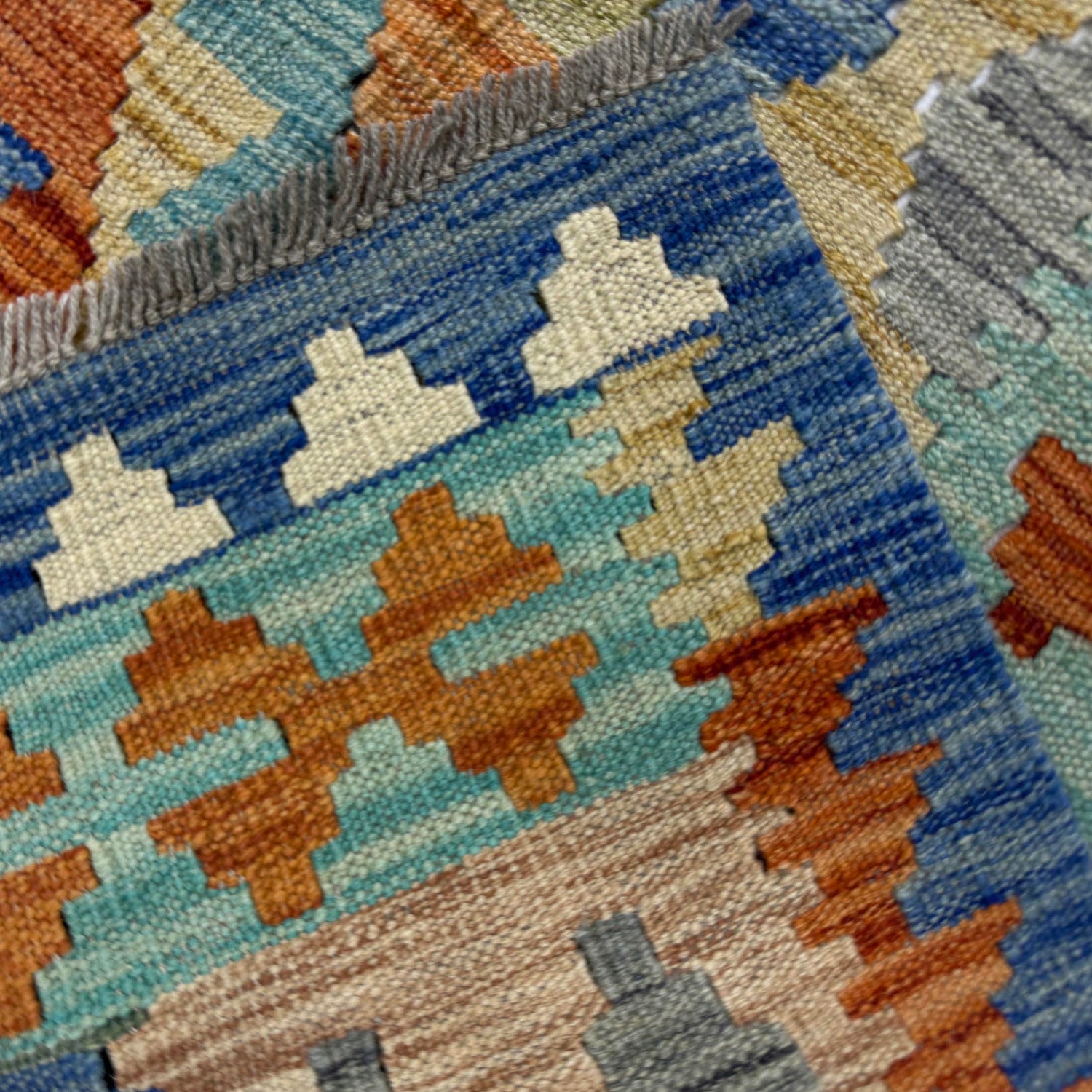Handmade Vegetable Kilim 5' 10" x 8' 2" (ft) - No. Y39316