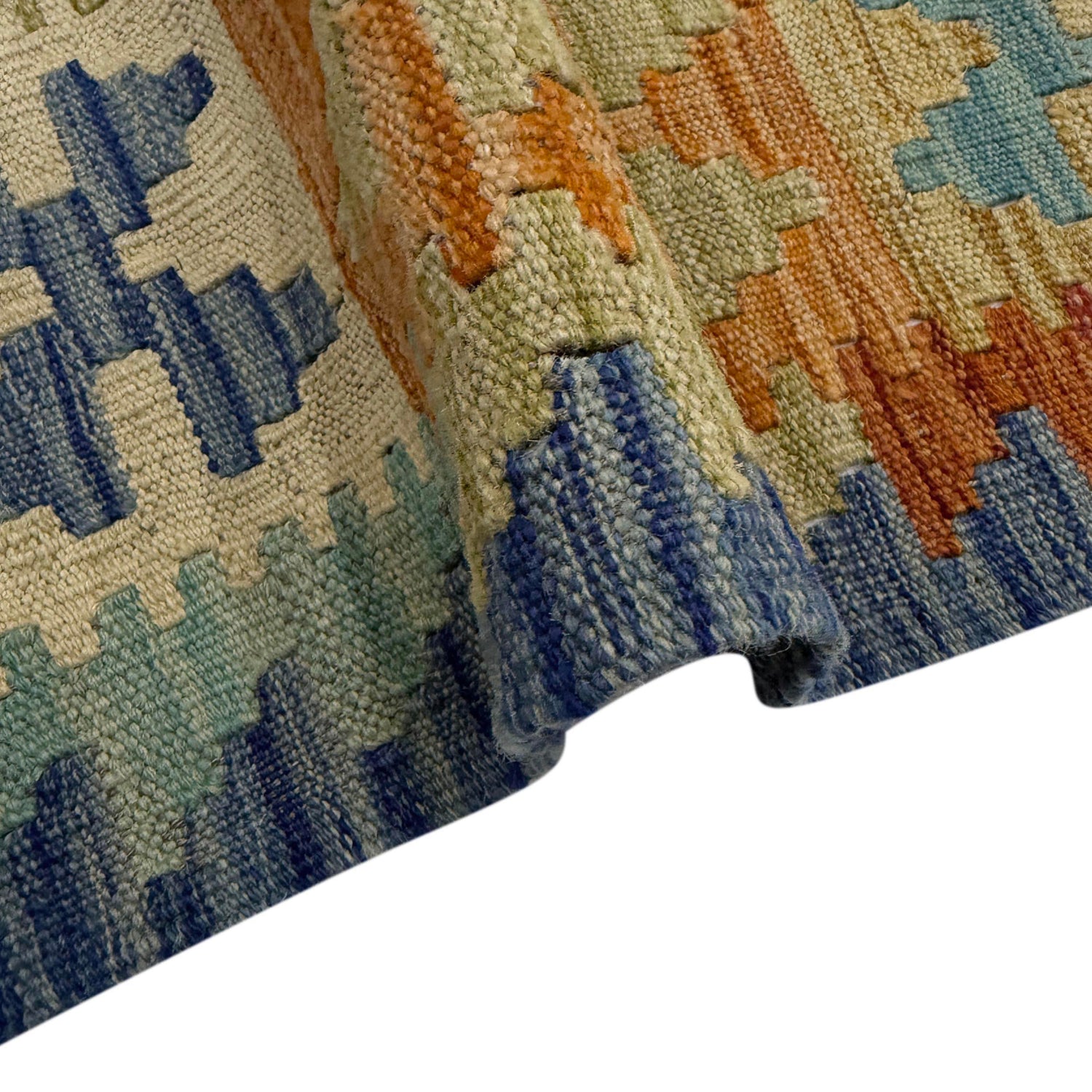 Handmade Vegetable Kilim 5' 10" x 8' 2" (ft) - No. Y39316