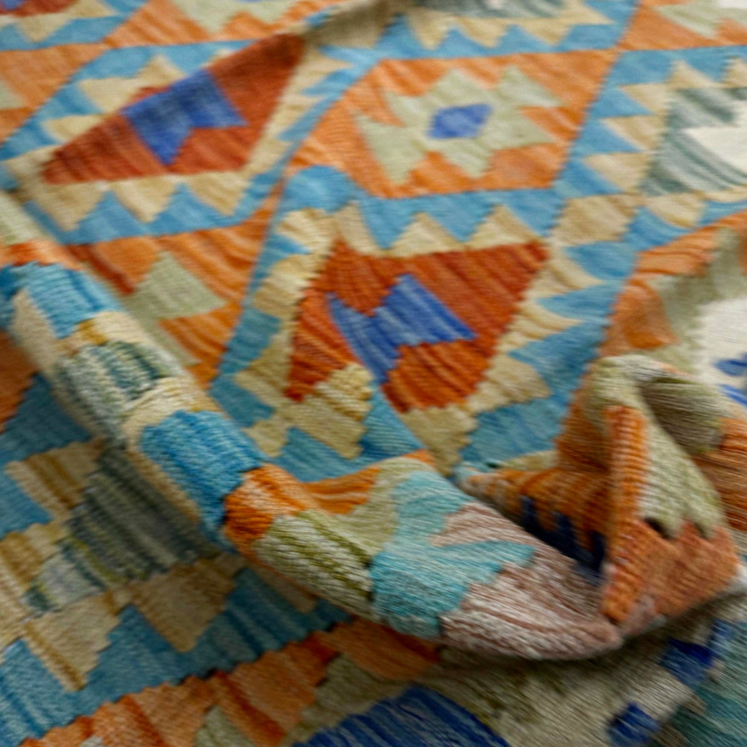 Handmade Vegetable Kilim 5' 10" x 8' 2" (ft) - No. Y39316