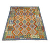 Handmade Vegetable Kilim 6' 0" x 7' 7" (ft) - No. Y39318