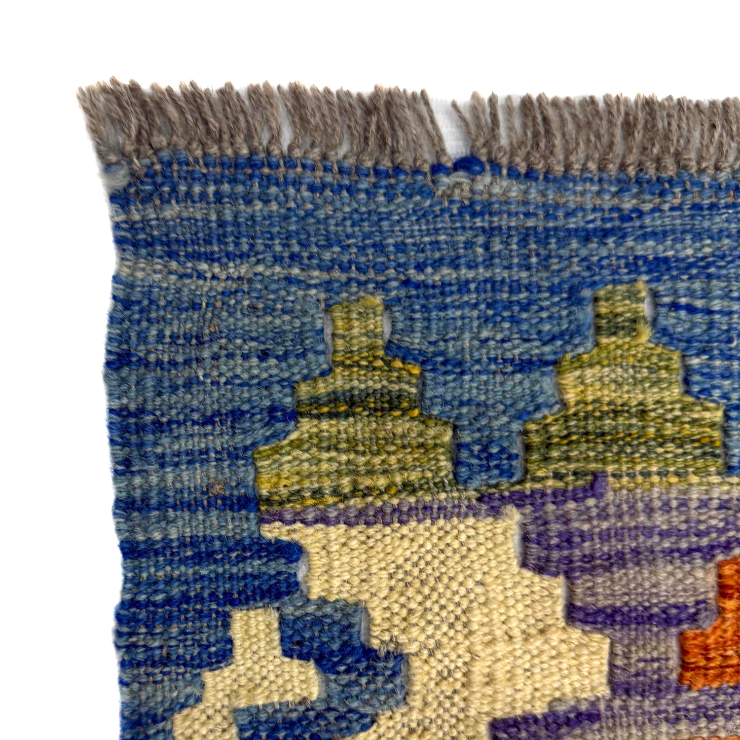 Handmade Vegetable Kilim 6' 0" x 7' 7" (ft) - No. Y39318