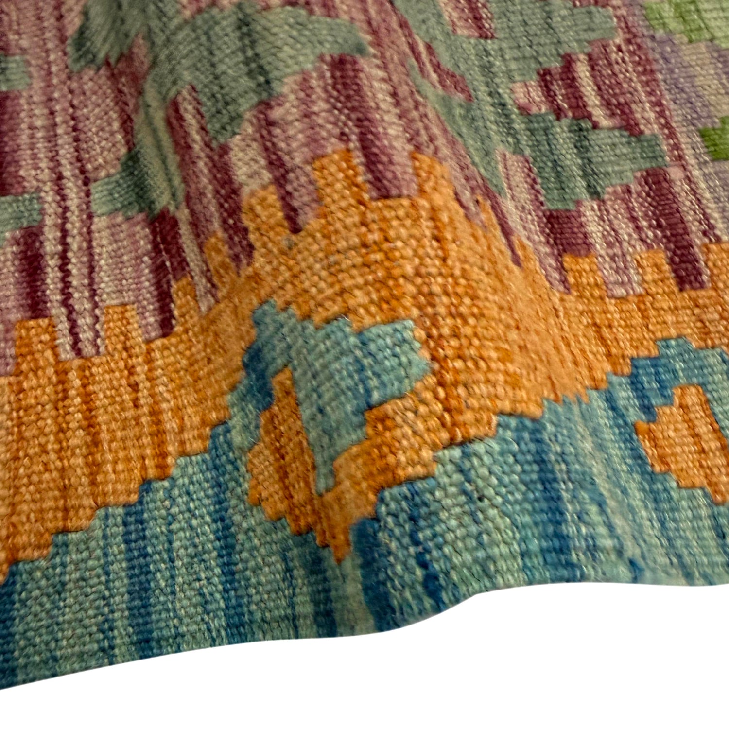Handmade Vegetable Kelim 5' 10" x 8' 1" (ft) - No. Y39319