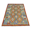 Handmade Vegetable Kilim 4' 1" x 6' 5" (ft) - No. Y39321