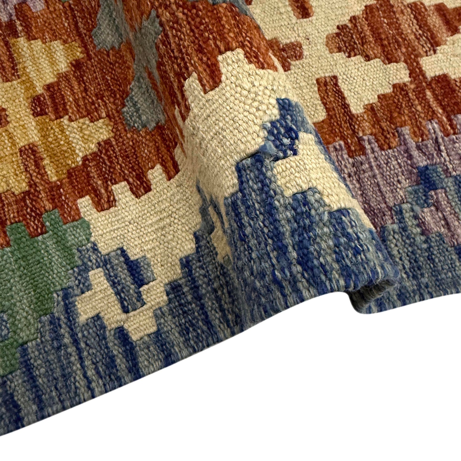 Handmade Vegetable Kelim 3' 11" x 6' 0" (ft) - No. Y39322