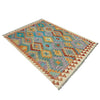 Handmade Vegetable Kilim 4' 0" x 5' 11" (ft) - No. Y39323