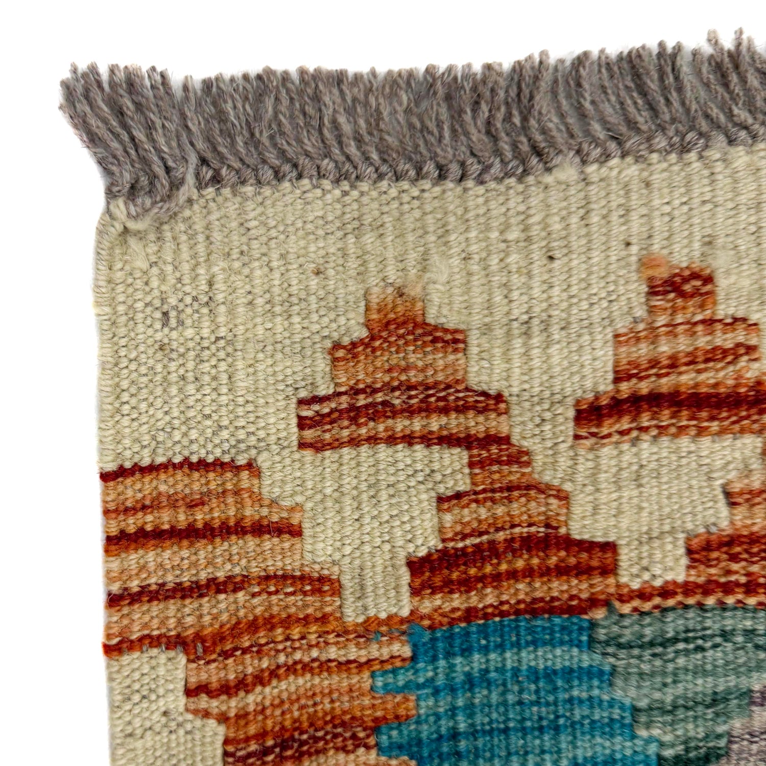 Handmade Vegetable Kilim 4' 0" x 5' 11" (ft) - No. Y39323